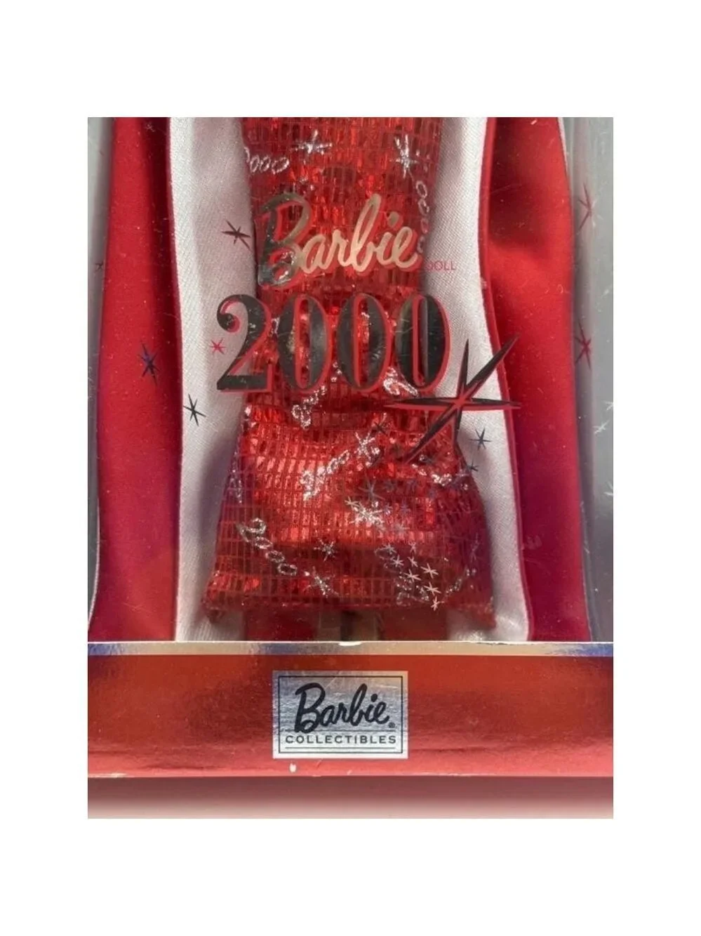Barbie Collector Edition Mattel African-American Y2K Red Iconic Dress